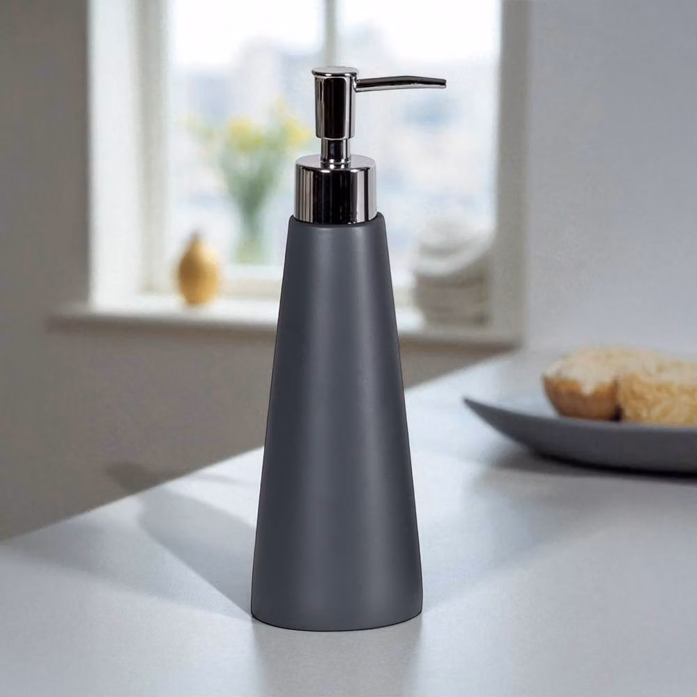 Showerdrape Alto 2 Set Grey Liquid Soap Dispenser and Tumbler – 2