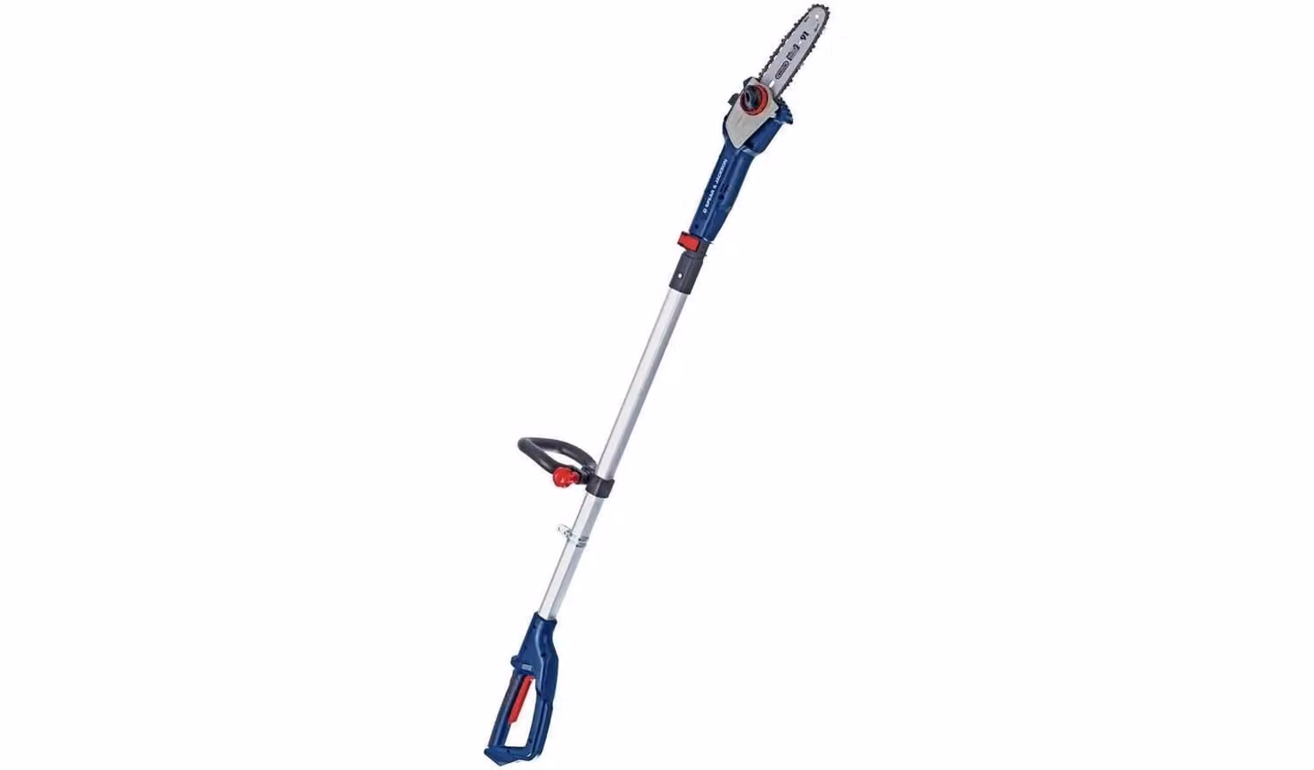 Spear & Jackson 18V Cordless Pole Saw in Blue with Rechargeable Battery
