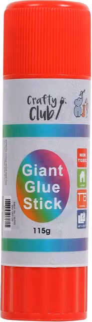 Crafty Club Giant Glue Stick, Multicolour