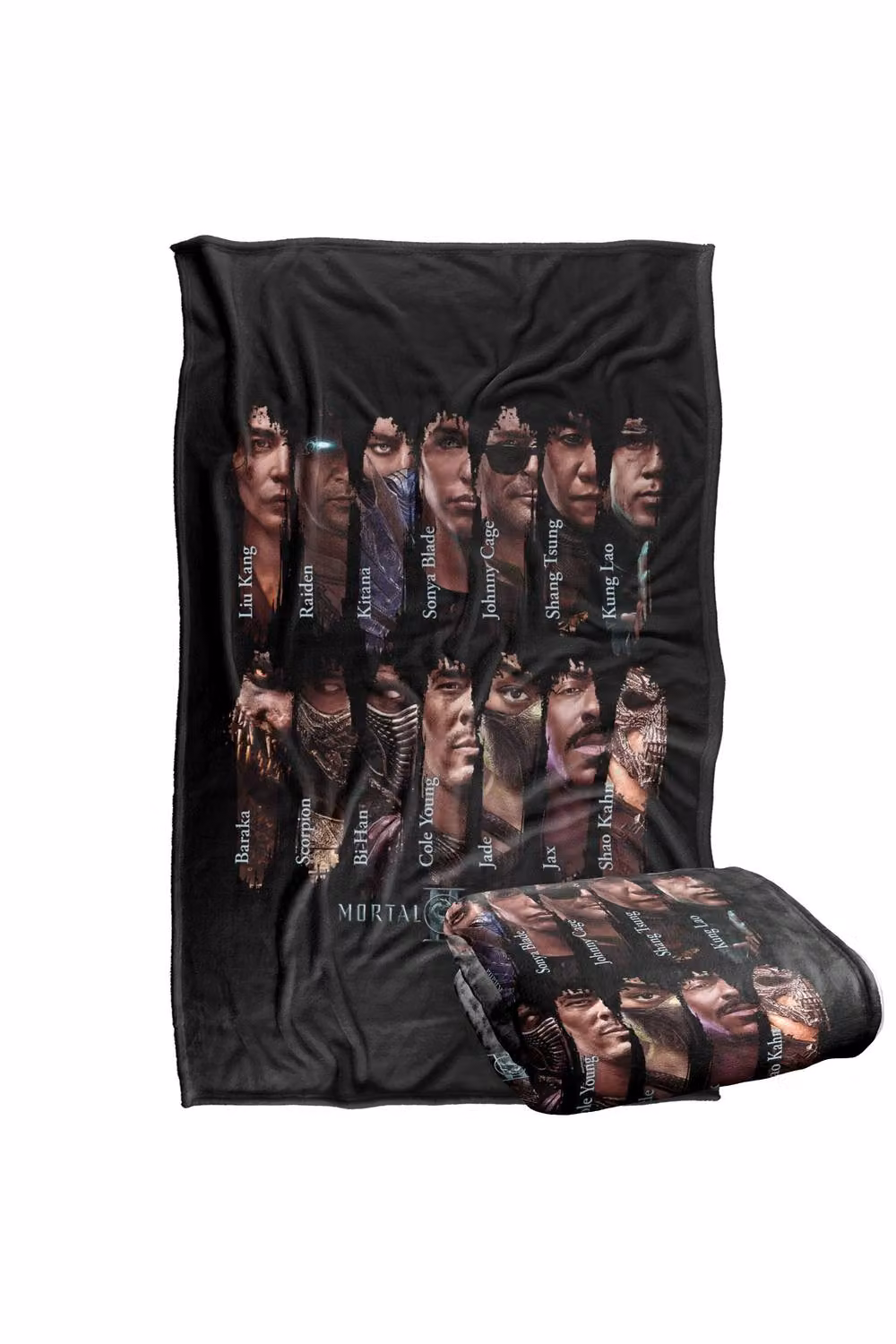 Warner Bros. Mortal Kombat 2 Choose Your Fighter Super Soft Silky Touch Throw Blanket, Multicolour, Extra Large – 2