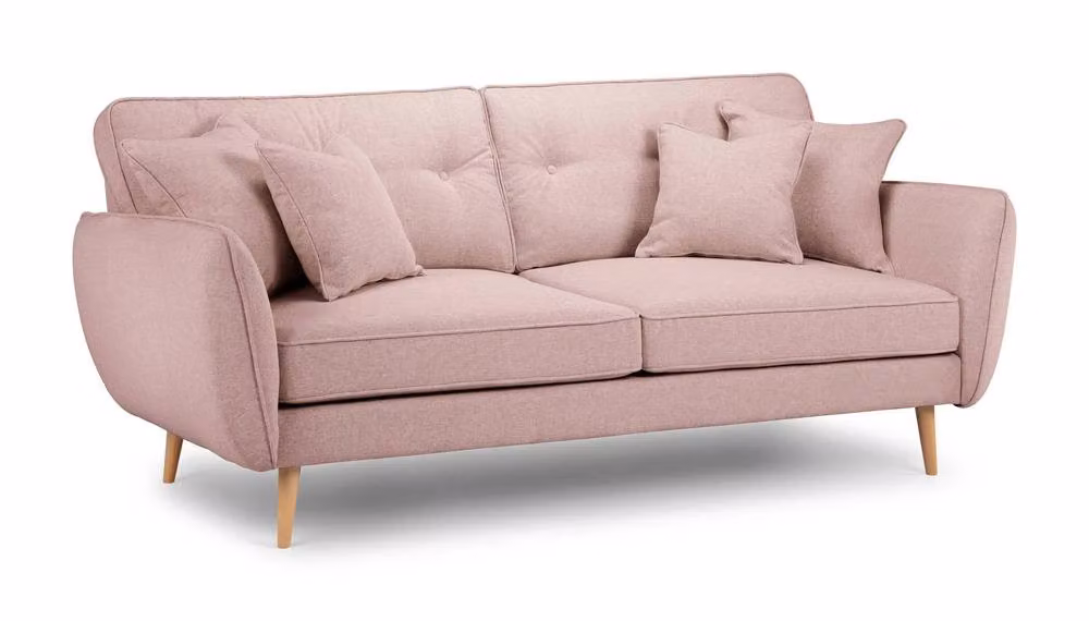 The Great Sofa Company Ailis Large Upholstered Sofa in Dusty Pink – 2