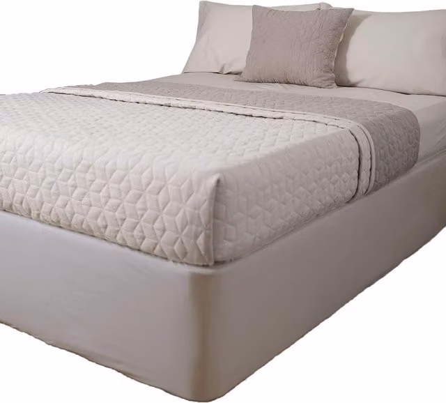 Belledorm Jersey Base Wrap in Beige Linen, King Size