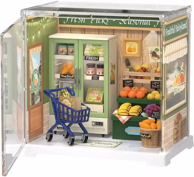 Syntego DIY Nature Energy Fruits Miniature House Kit, Multicolour