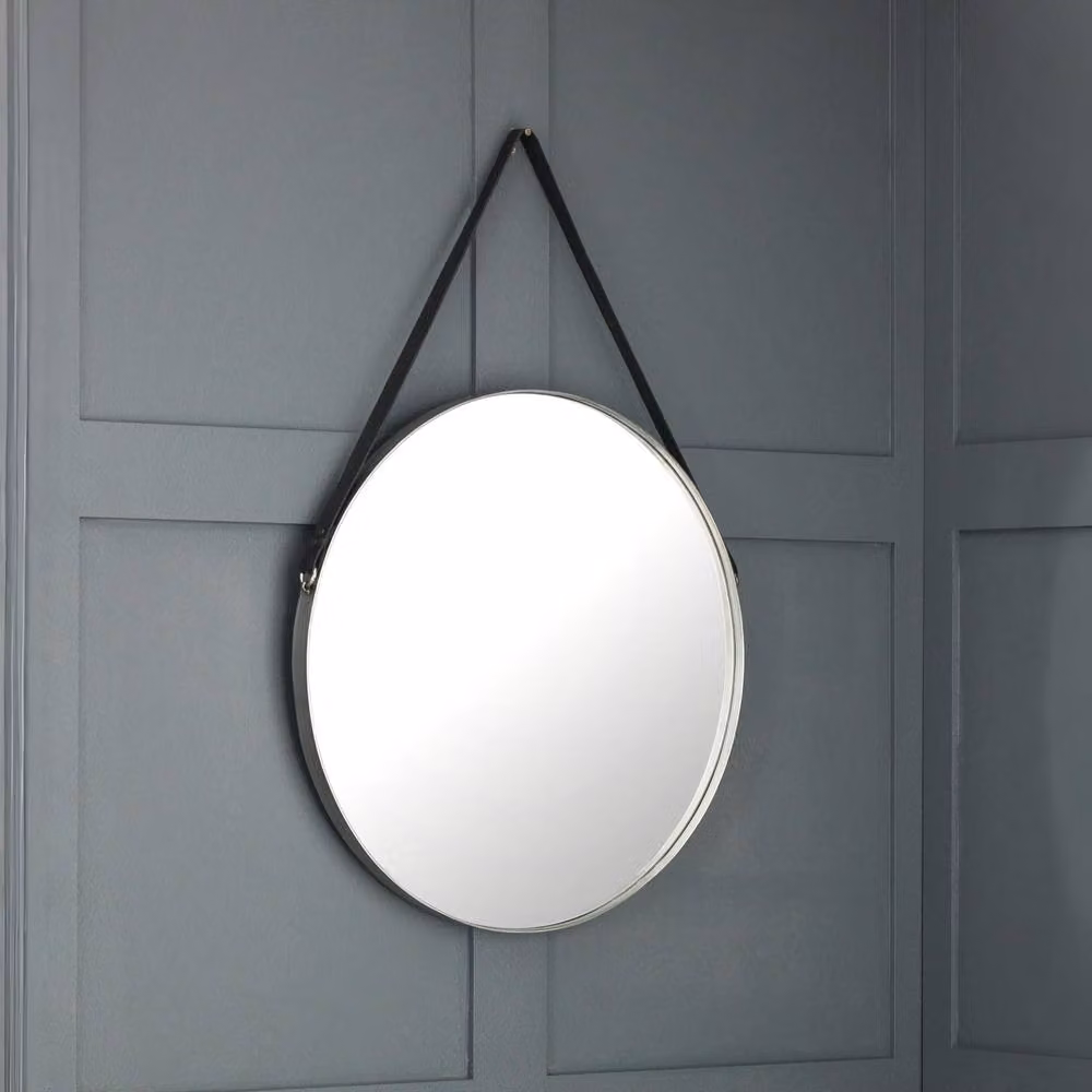 Cheshire Premium Aurelio Silver Pewter Round Wall Mirror – 2