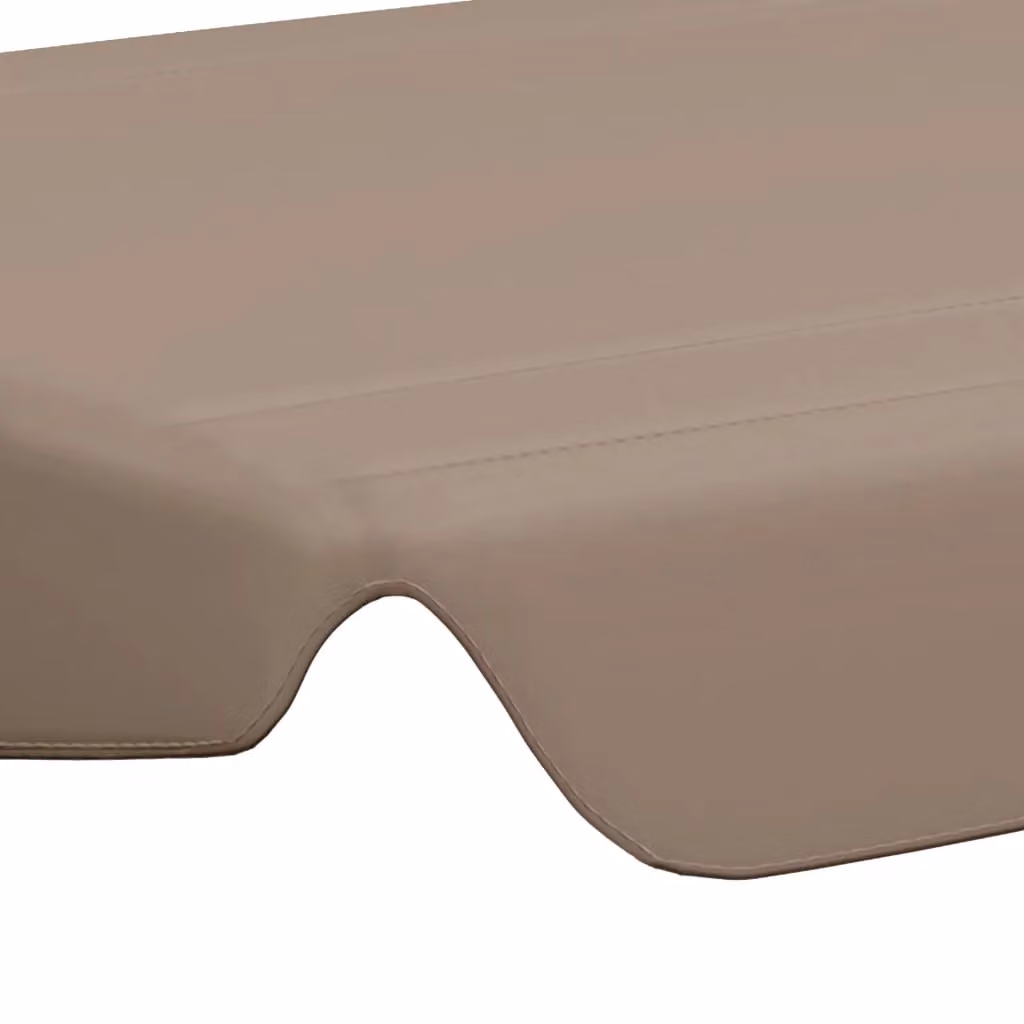 Berkfield Home Replacement Canopy for Garden Swing in Beige, W/D/H: 188 x 145 x 110 cm – 3