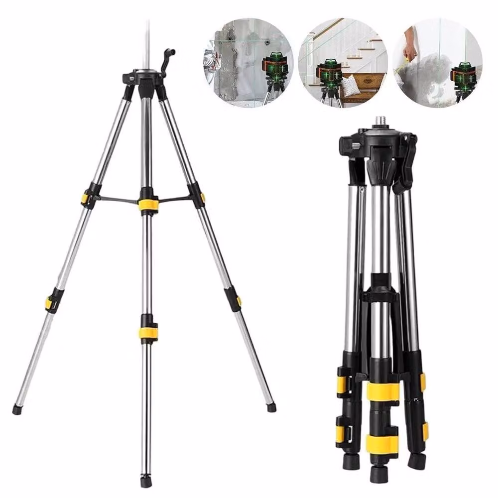 FLAVORA Adjustable Stainless Steel Tripod Stand with Extension Bar, Black – 2