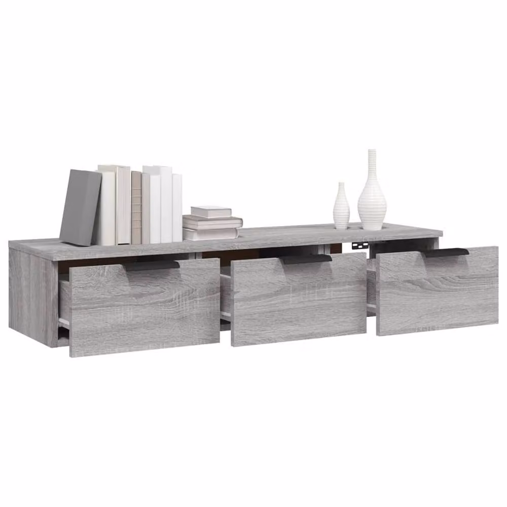Berkfield Home Grey Sonoma Wall Cabinet W/D/H: 102 x 30 x 20 cm – 3