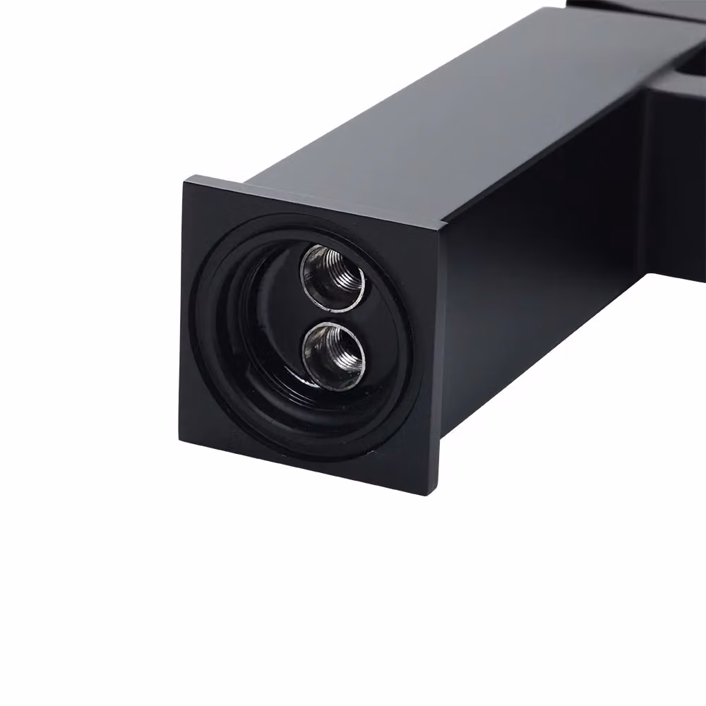 Living and Home Matte Black Single Lever Stainless Steel Basin Tap – 4