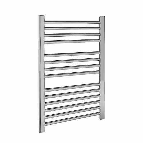 nuie HK381 Modern Vertical Heated Ladder Towel Rail in Chrome, W: 50 cm, H: 70 cm