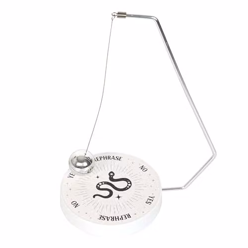 Something Different Wholesale Mystic Snake Decision Maker Silver Metal Spherical Pendulum Desk Tool