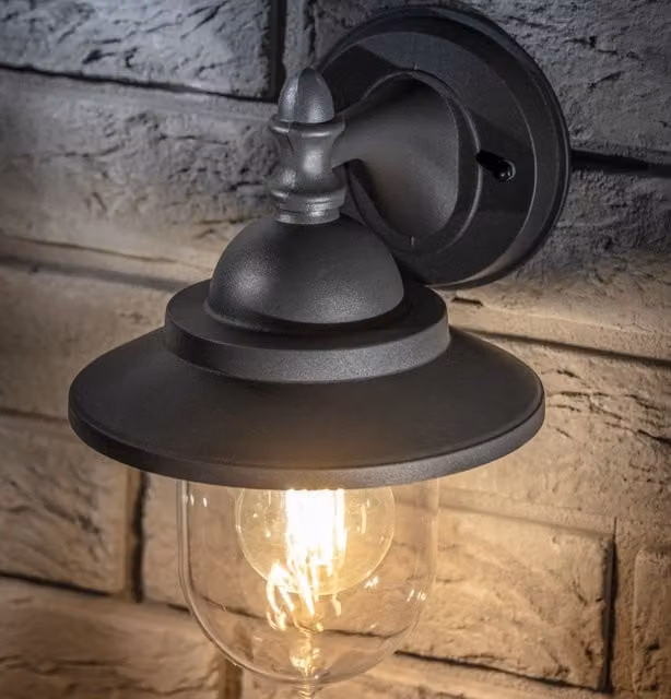CGC Lighting Ryder Modern Grey Fisherman Wall Lantern Light