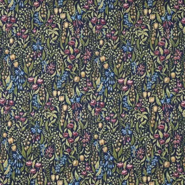 iLiv Kelmscott Floral Cotton Fabric in Multicolour