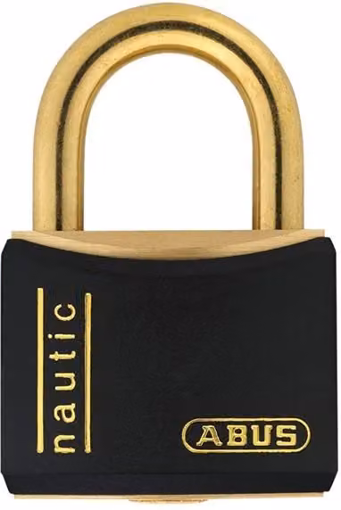 ABUS T84MB Black Rustproof Brass Padlock – 1