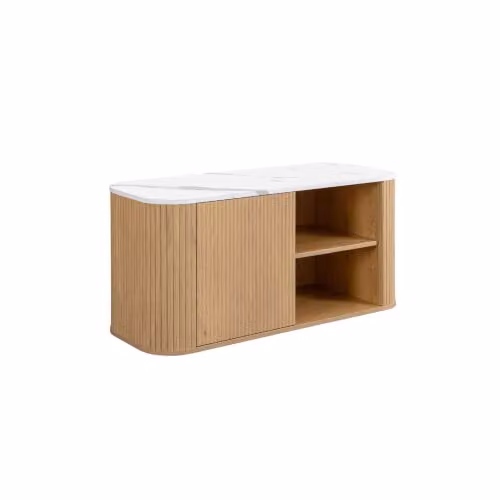 Birlea Russo Small Oak TV Unit in Brown – 5