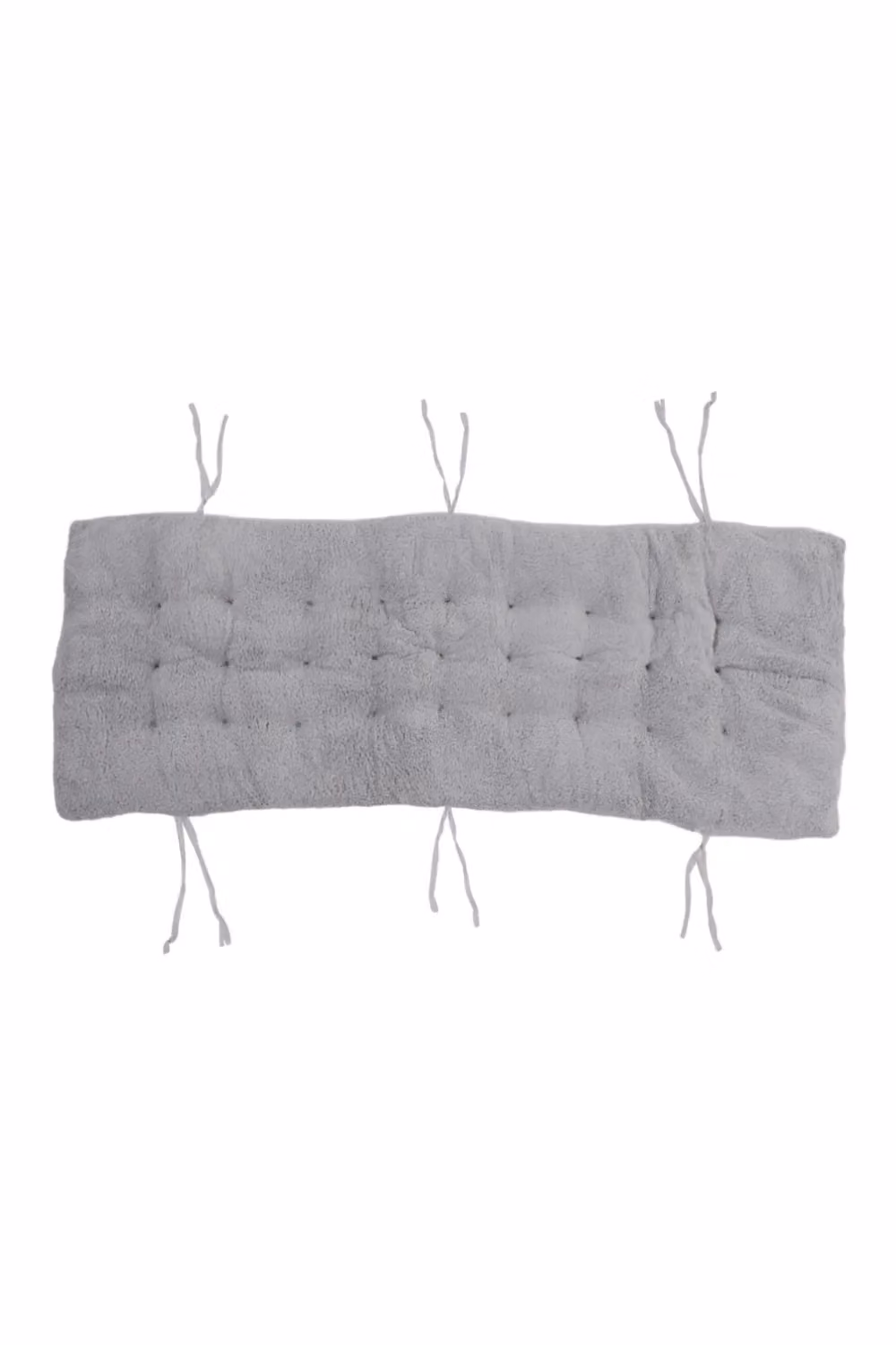 Living and Home Grey Sherpa Fleece Chair Pad with Non-Slip Backing, W: 125 cm, D: 48 cm – 2