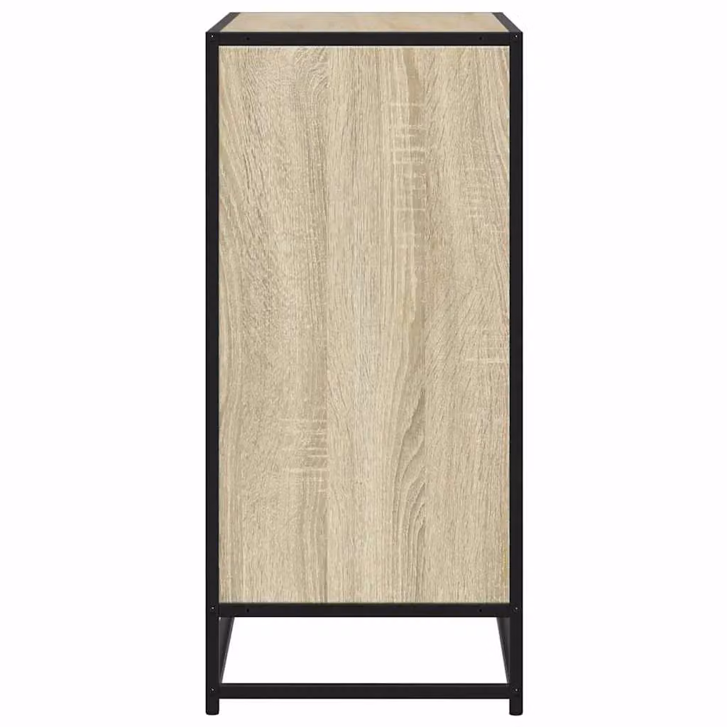 Berkfield Home Sonoma Oak Sideboard in Brown, W/D/H: 68 x 35 x 76 cm – 4