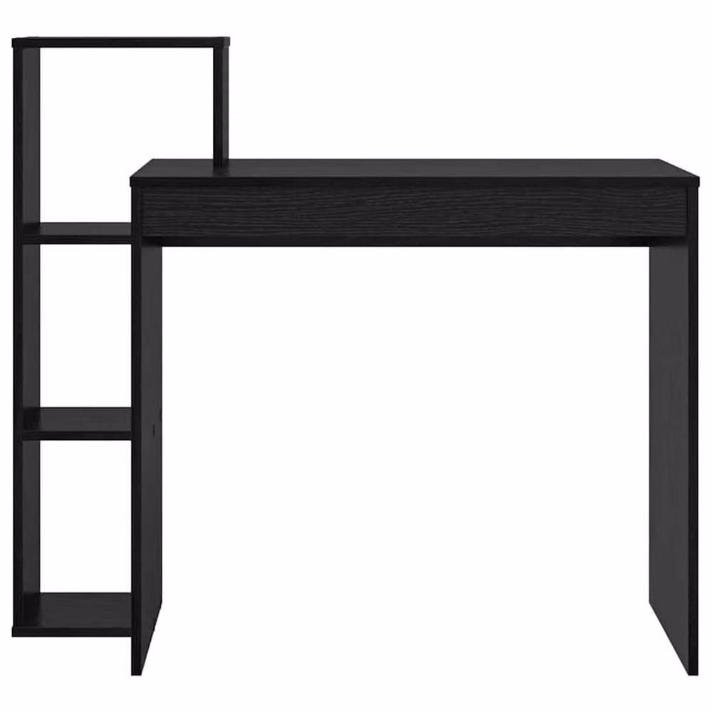 Berkfield Home Compact Computer Desk in Black Oak – 5