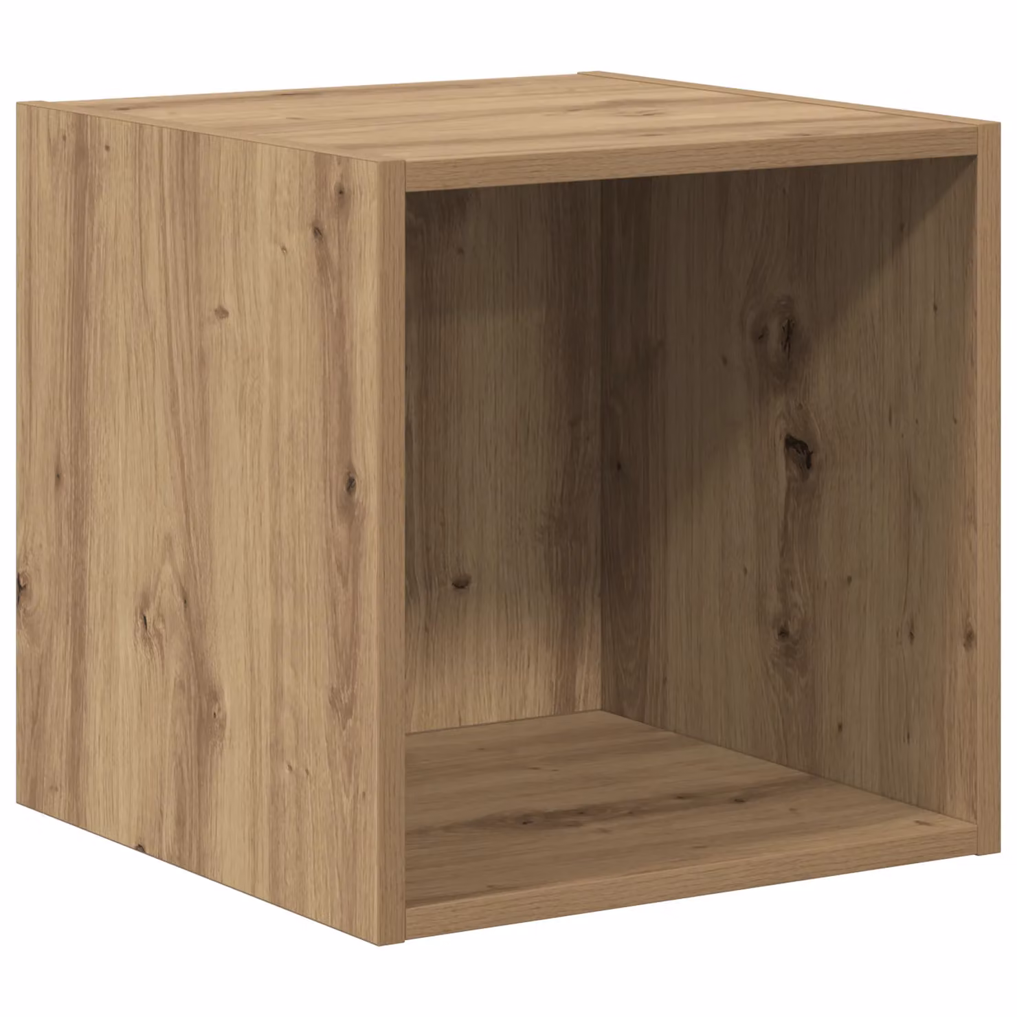 Berkfield Home 2-Piece Modern TV Cabinet Set in Artisan Oak Brown, W/D/H: 37 x 37 x 142.5 cm – 3
