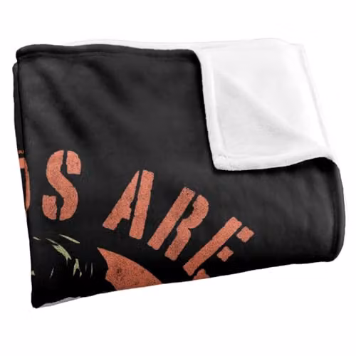 LOGOVISION Batman Joker The Best Dads Are Bad Super Soft Fleece Throw Blanket, Multicolour, W: 152 cm, D: 127 cm – 2