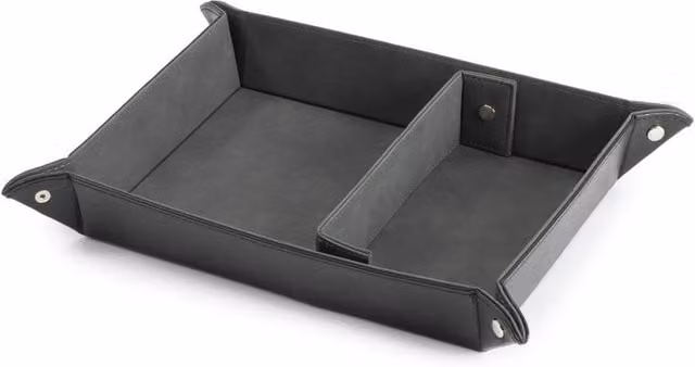Nordara Black Solid Valet Tray for Keys and Wallet Storage – 1