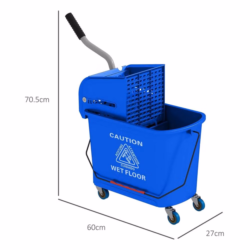 EONLION Blue Compact Mop Bucket with Wringer – 2