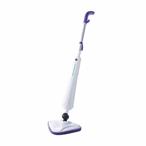 Quest 1300W Steam Mop Cleaner in Purple and White with 350ml Tank