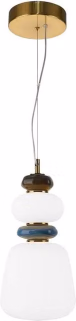 Netlighting Evans Slim Cylinder Pendant Ceiling Light in Gold/Brass with Warm White LED