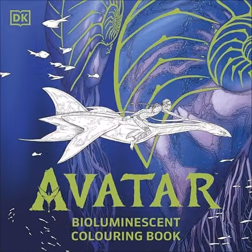 DK Avatar Bioluminescent Glow in the Dark Colouring Book