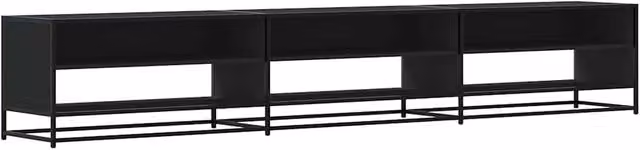 Berkfield Home Industrial Black TV Cabinet W/D/H: 270 x 40 x 46 cm – 1