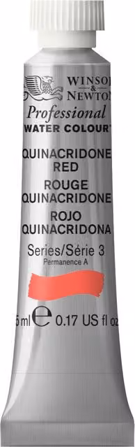 Winsor and Newton Professional Watercolour Paint Quinac Red 5ml