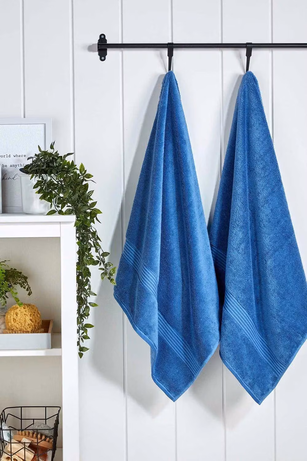 CHRISTY Supreme Hygro Luxury 100% Supima Cotton Pile Towels in Mid Blue – 4