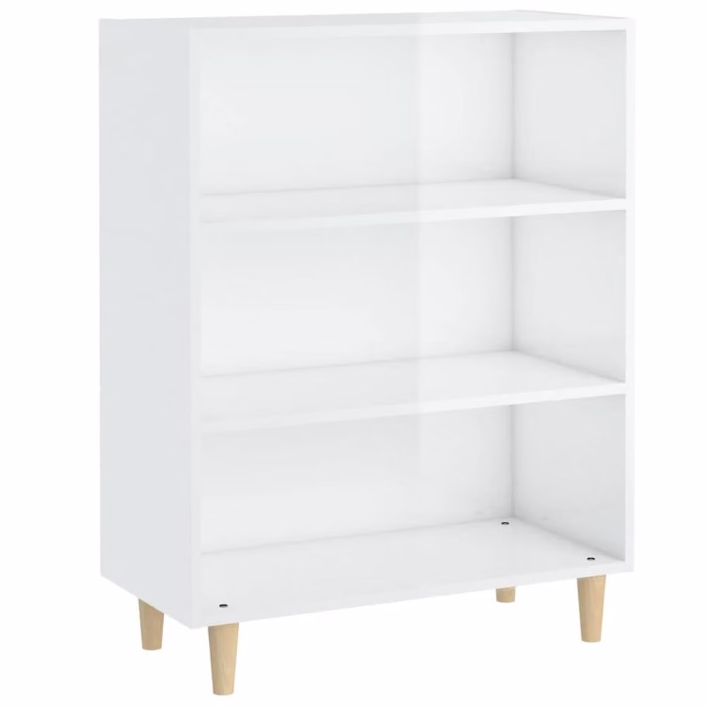Berkfield Home High Gloss White Sideboard, W/D/H: 69.5 x 32.5 x 90 cm – 2