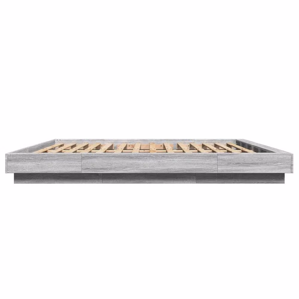 Berkfield Home Modern Super King Bed Frame in Grey Sonoma, W: 180 cm, L: 200 cm – 3