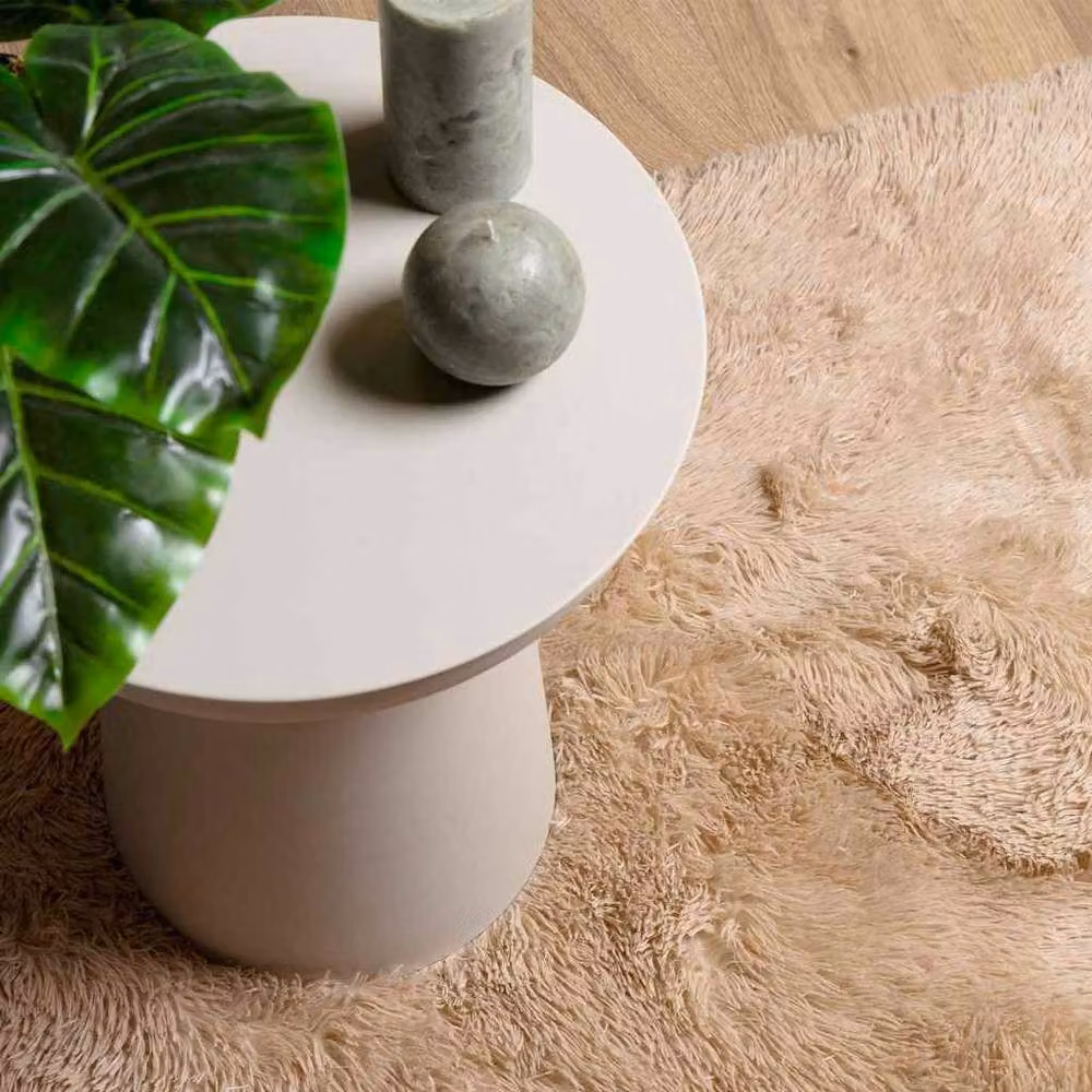 Berkfield Home Navarra Shaggy High Pile Rug, Beige, W: 60 cm x L: 100 cm – 2