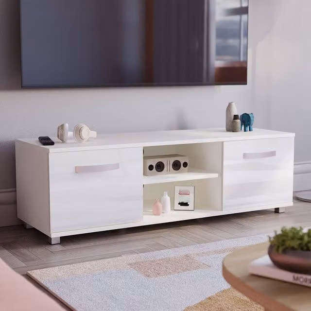HD Designs Vida Designs Cosmo 2 Door TV Unit in White