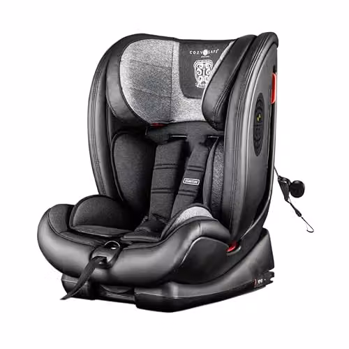 Cozy N Safe Excalibur Group 1/2/3 Convertible Child Car Seat with ISOfix and Top Tether, Graphite – 2