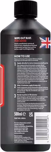 JENOLITE Rust Remover Thick Liquid, 500ml, Fast Acting Non-Drip Formula for Metal and Vertical Surfaces – 6