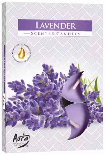 KDMD Set of 6 Lavender Scented Tealights in Purple – 2