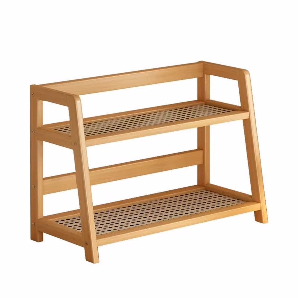 Nordara 2 Layer Wooden Multipurpose Kitchen Countertop Organizer in Brown W/D/H: 27 x 27 x 27 cm – 2