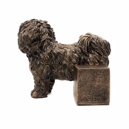 Jardinopia Shih Tzu Animal Themed Metal Plant Pot Feet in Bronze, Set of 3 – 2
