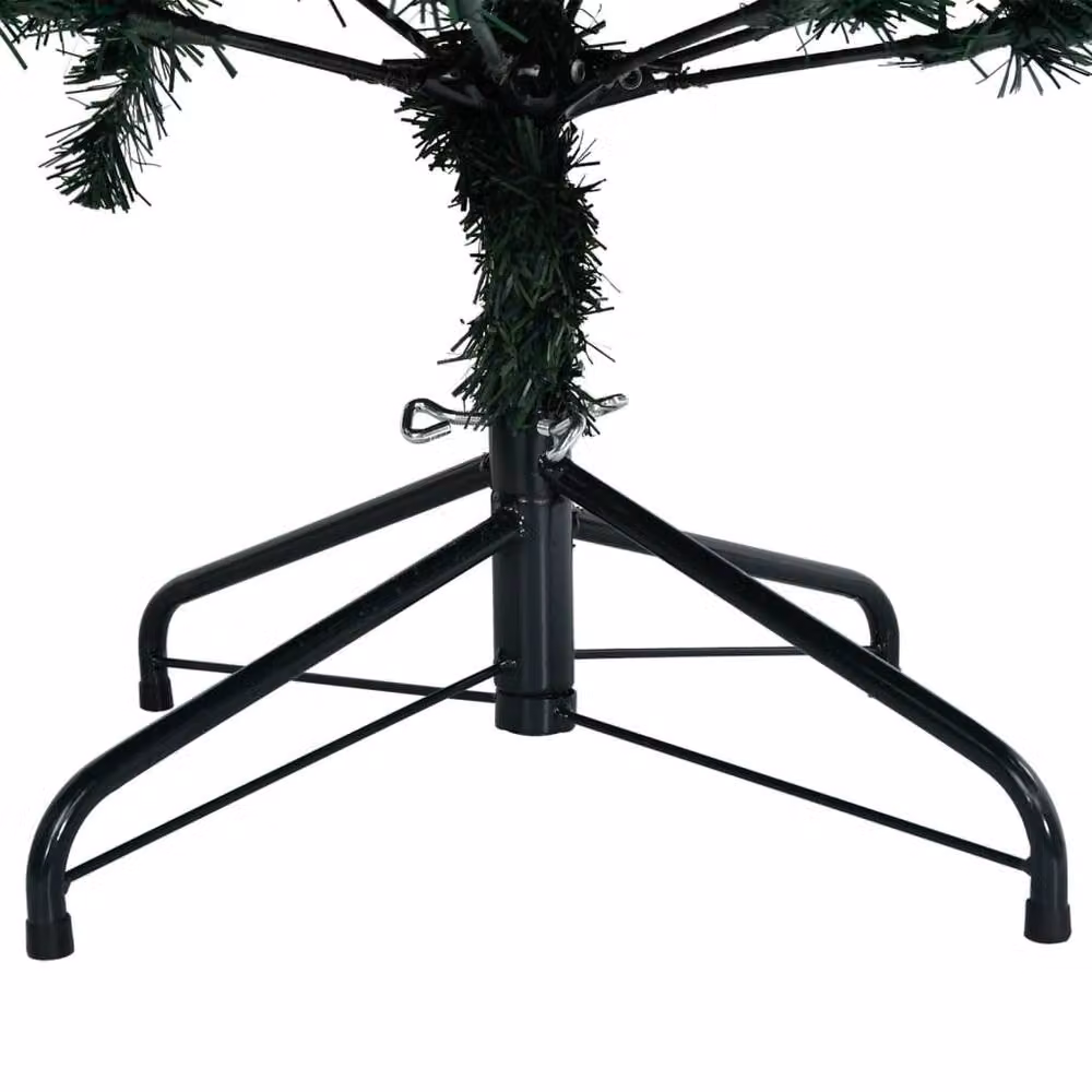 Berkfield Home Realistic Artificial Green Christmas Tree with 150 White LEDs, Height: 150 cm – 5