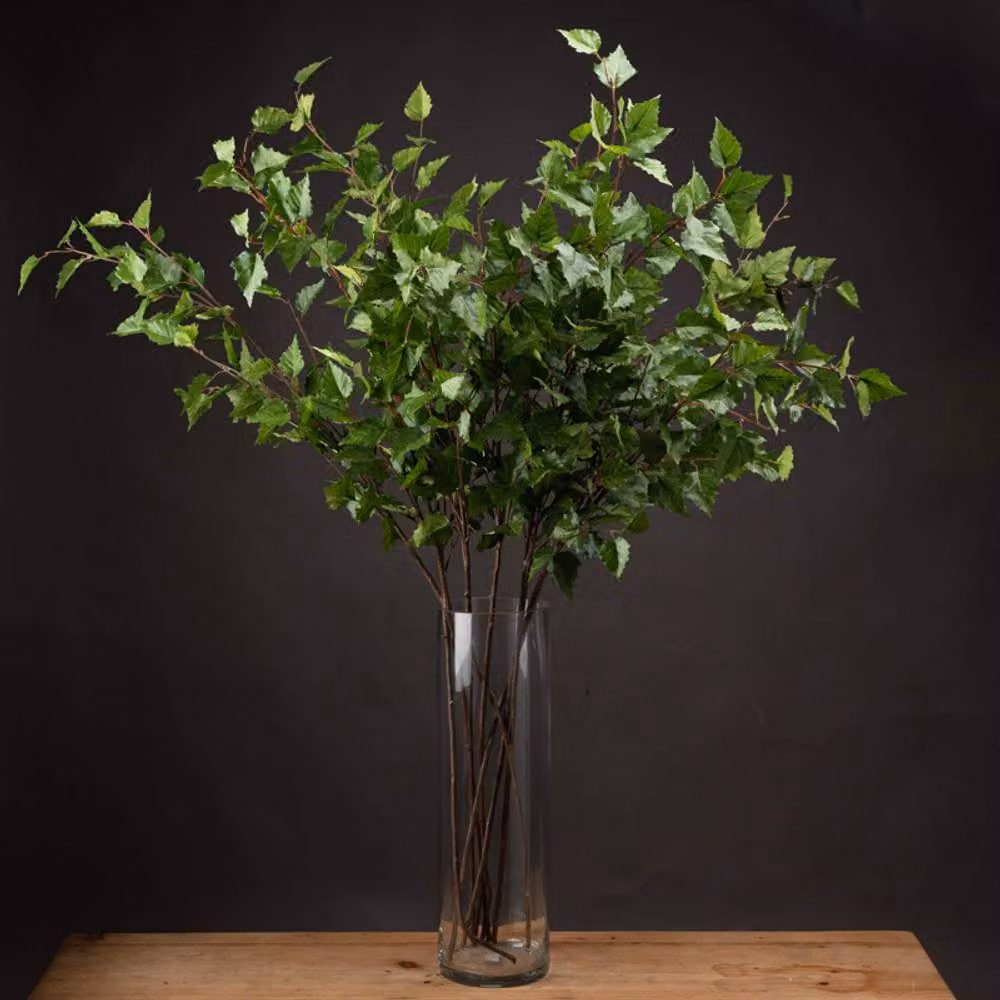 Lemon Pavilion Furniture and Decor Green Artificial Plant Branch Spray, Plastic, H128 x W5 x D1 cm – 4