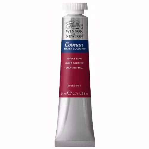 Winsor & Newton Cotman Watercolour Paint, Purple Lake, 21ml – 2