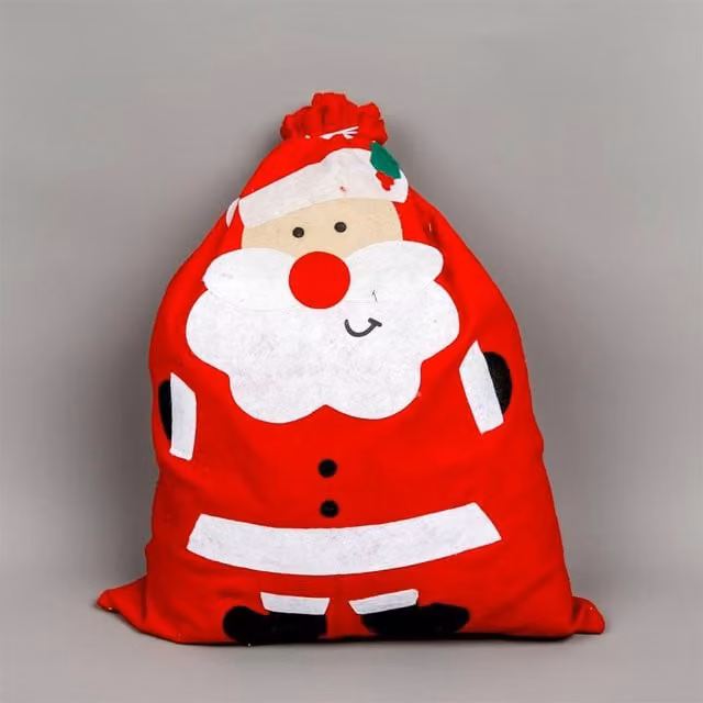 Shatchi Giant Christmas Santa Sacks, 2 Pack, Red