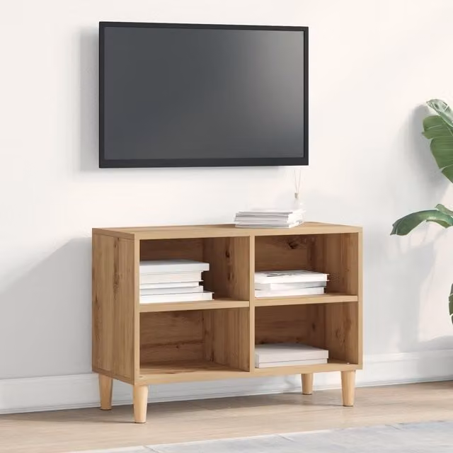 Berkfield Home Artisan Oak Modern TV Cabinet in Brown, W: 69.5 cm, D: 30 cm, H: 50 cm
