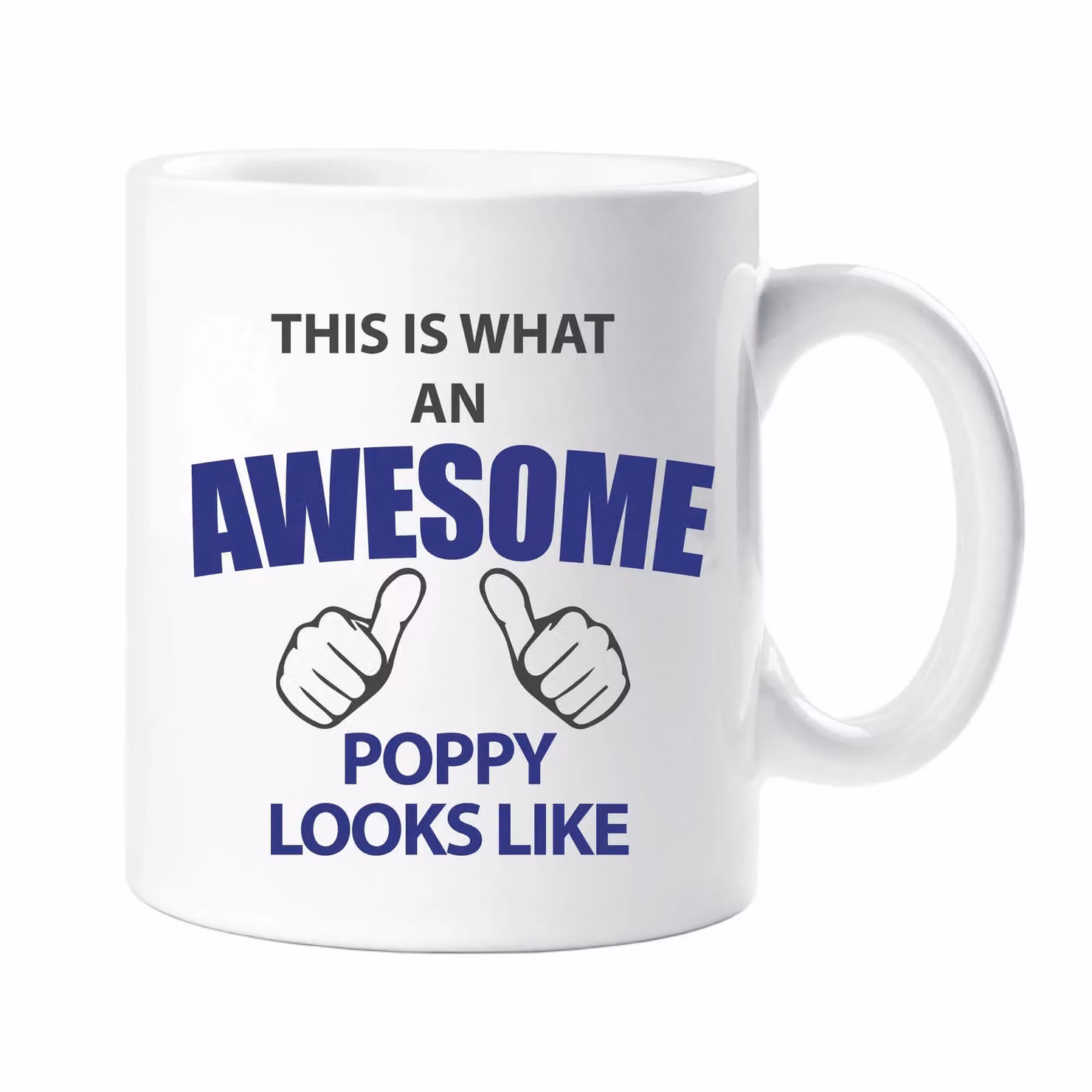 60 SECOND MAKEOVER This Is What An Awesome Poppy Looks Like White Ceramic Mug – 3
