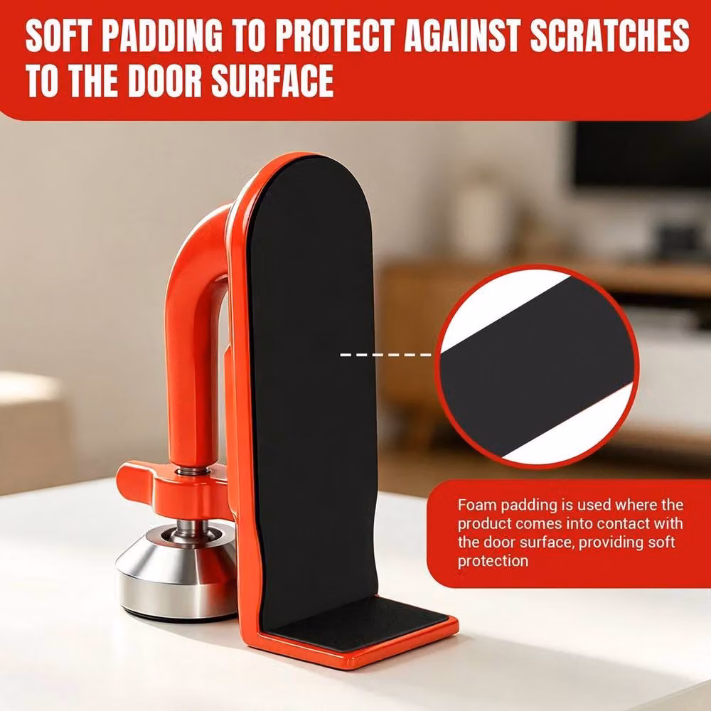 PAWNORA Portable Door Jammer Lock Brace in Red – 4