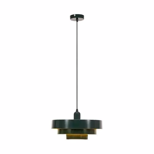 Lucide Runa Green Metal Pendant Light, Diameter: 35 cm