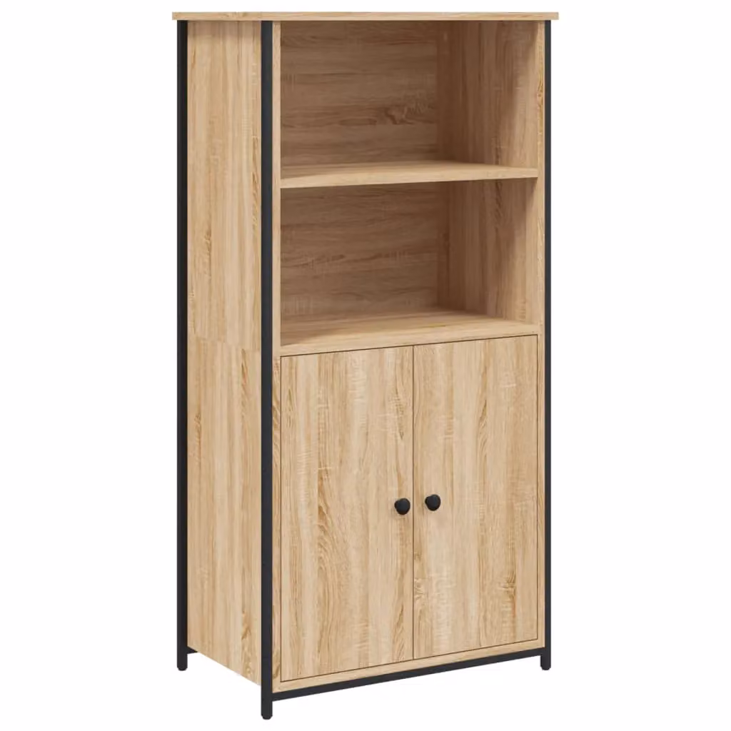 Berkfield Home Sonoma Oak Highboard in Brown, W: 62 cm, D: 36 cm, H: 121.5 cm – 2