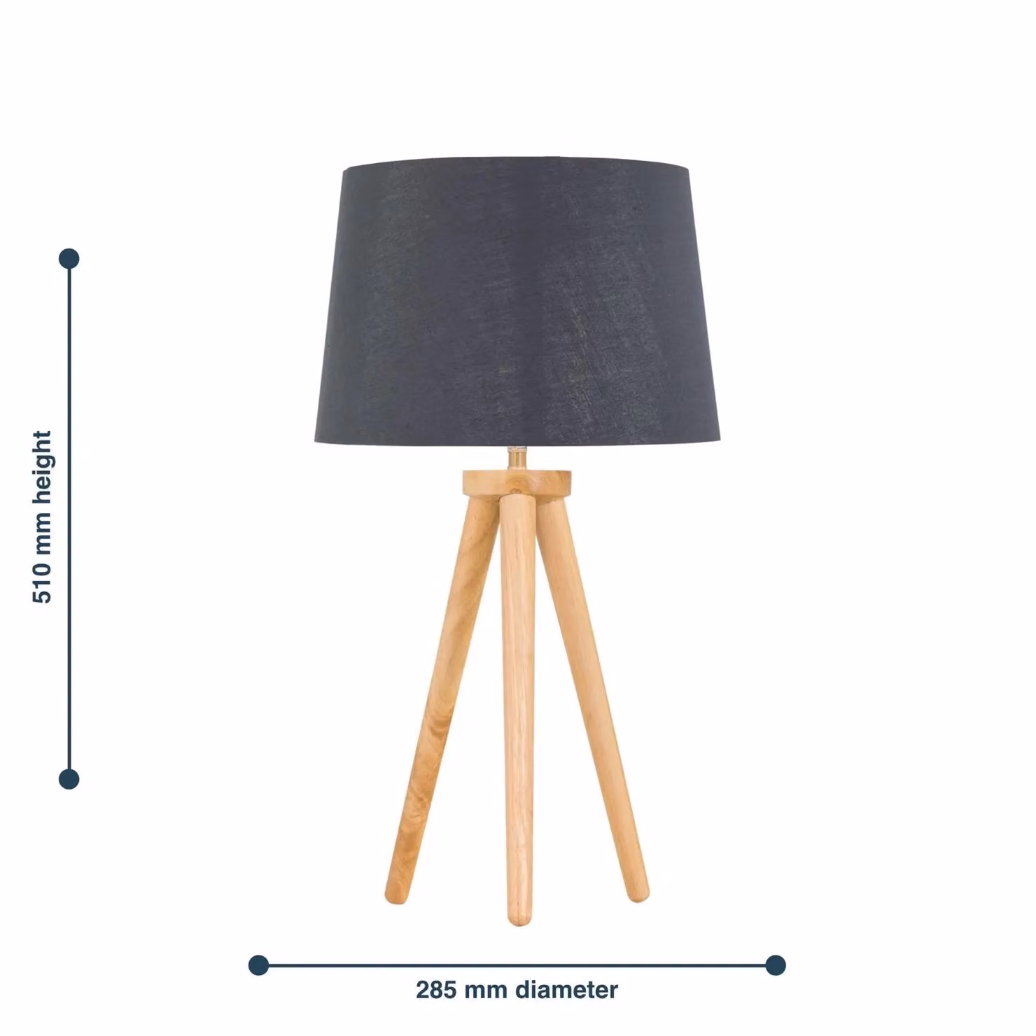 First Choice Lighting Voyage Table Lamp with Grey and Silver Shade – 4
